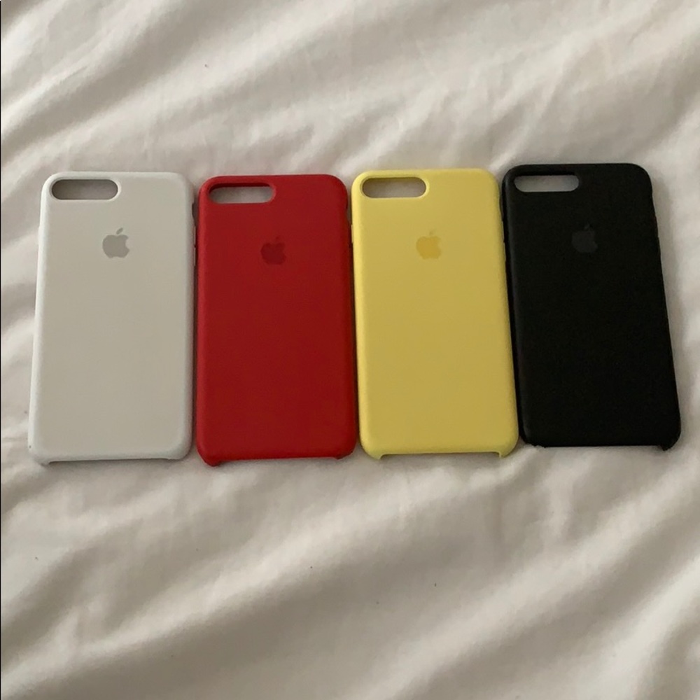 4 iphone 7/8 plus apple silicone cases